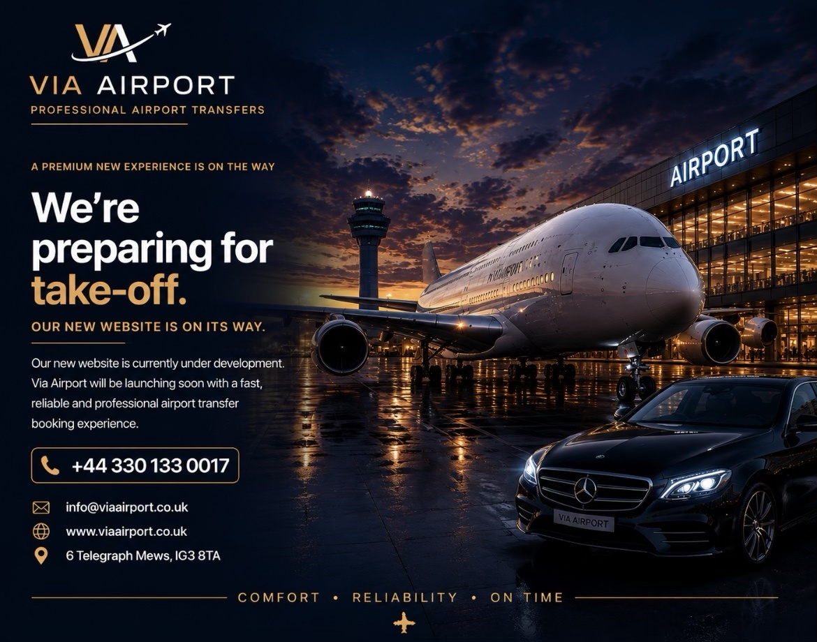 Via Airport professional airport transfers coming soon